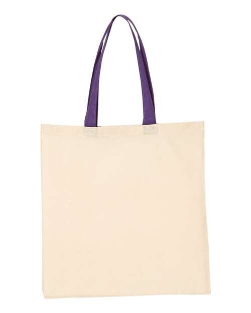 Economical Tote with Contrast-Color Handles - Image 20