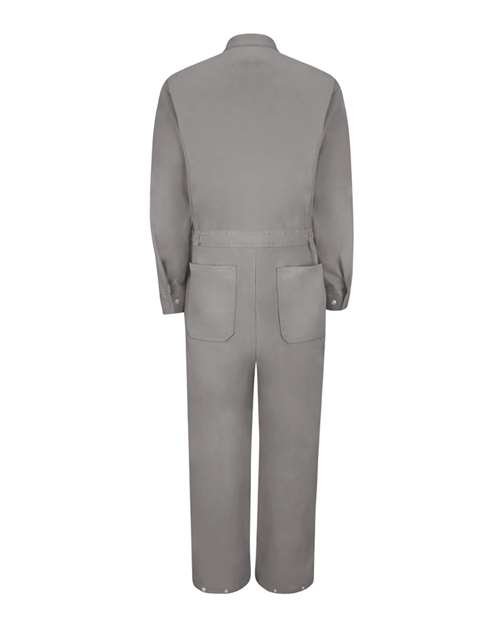 Men's Extended Sizes Zip-Front Cotton Coverall - Image 2