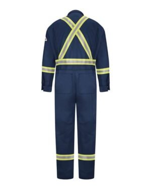Alternative view of Men's Premium Coverall with CSA Compliant Reflective Trim - EXCEL FR® ComforTouch®.