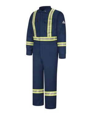 Men's Premium Coverall with CSA Compliant Reflective Trim - EXCEL FR® ComforTouch®.