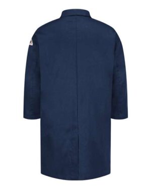 Alternative view of Men's Concealed Snap Front Lab Coat - EXCEL FR® ComforTouch® - 6 oz.