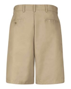 Alternative view of Men's Extended Sizes Cotton Casual Plain Front Shorts