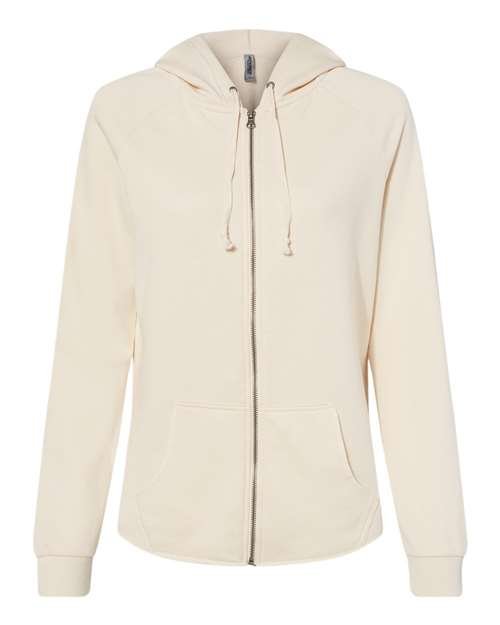 Women's California Wave Wash Full-Zip Hooded Sweatshirt - Image 14
