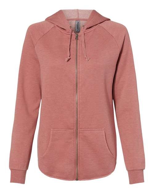 Women's California Wave Wash Full-Zip Hooded Sweatshirt - Image 20