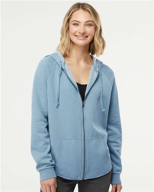 Women's California Wave Wash Full-Zip Hooded Sweatshirt - Image 29