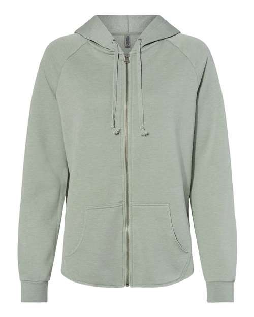 Women's California Wave Wash Full-Zip Hooded Sweatshirt - Image 32