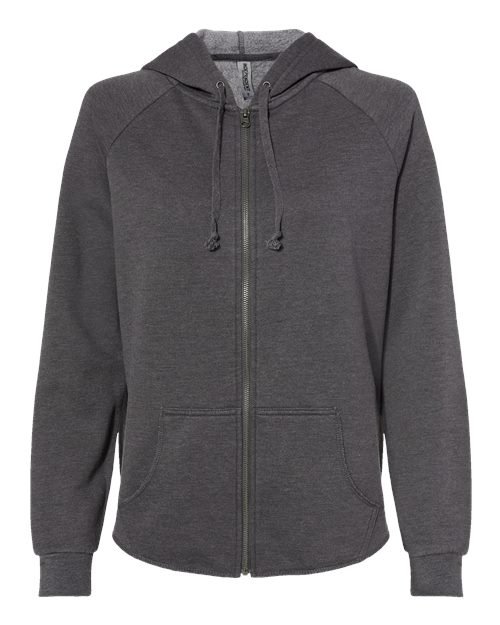 Women's California Wave Wash Full-Zip Hooded Sweatshirt - Image 38