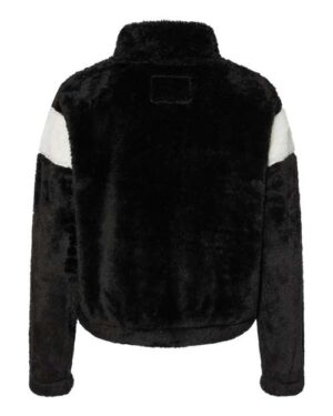 Alternative view of Women's Remy Fuzzy Fleece Quarter-Zip Pullover