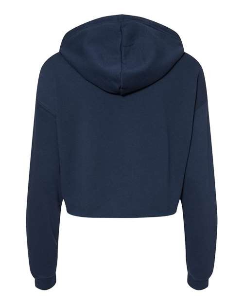 Women's Crop Fleece Hoodie Sweatshirt - Image 38