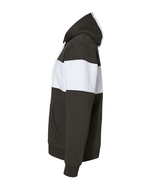 Men's Varsity Fleece Colorblocked Hooded Sweatshirt - Image 3