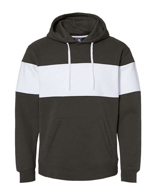 Men's Varsity Fleece Colorblocked Hooded Sweatshirt