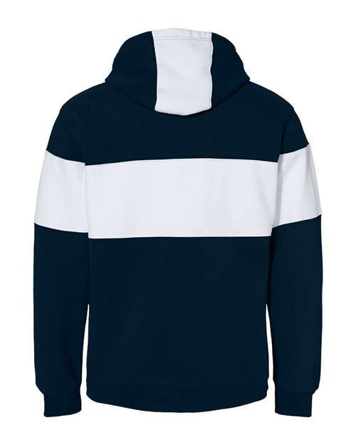 Men's Varsity Fleece Colorblocked Hooded Sweatshirt - Image 15