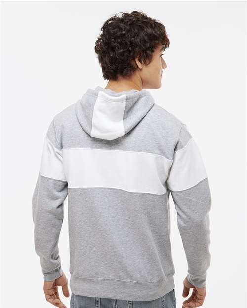 Men's Varsity Fleece Colorblocked Hooded Sweatshirt - Image 31