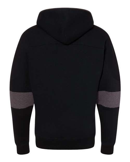 Men's Sport Lace Colorblocked Fleece Hooded Sweatshirt - Image 2