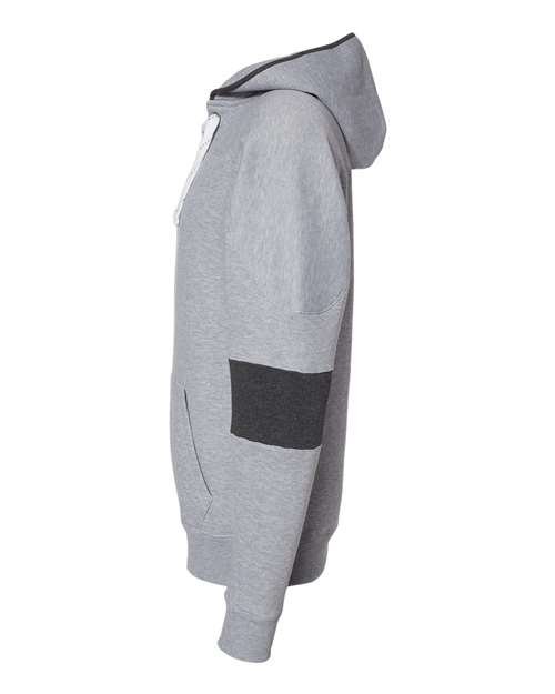 Men's Sport Lace Colorblocked Fleece Hooded Sweatshirt - Image 16