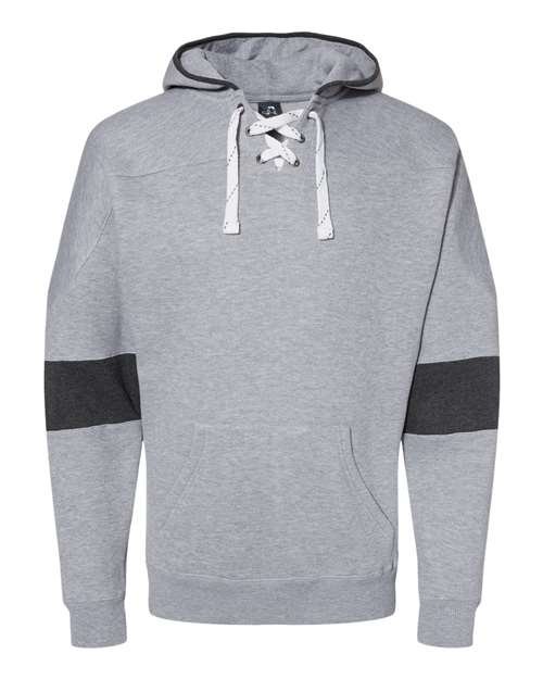 Men's Sport Lace Colorblocked Fleece Hooded Sweatshirt - Image 14