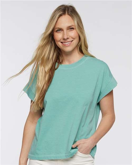 Women's Relaxed Vintage Wash Tee - Image 49