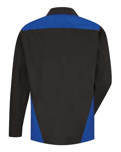 Men's Long Sleeve Tri-Color Shop Shirt - Image 7