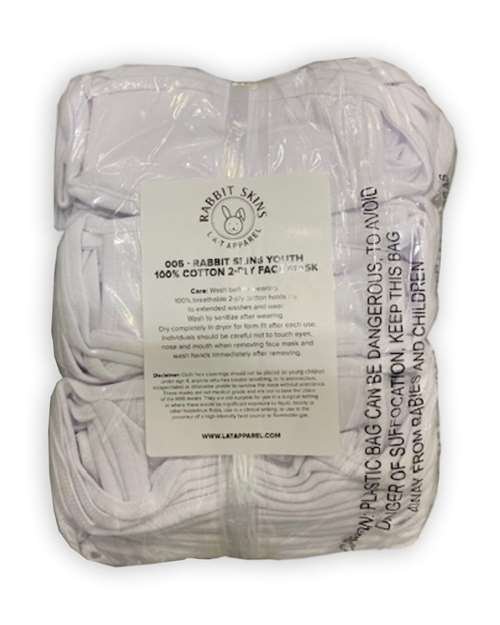 Youth 100% Cotton 2-Ply Face Mask - Image 8