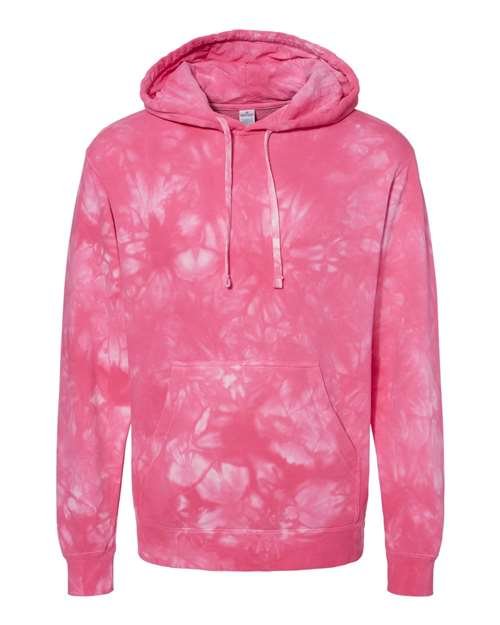 Unisex Midweight Tie-Dyed Hooded Sweatshirt - Image 38