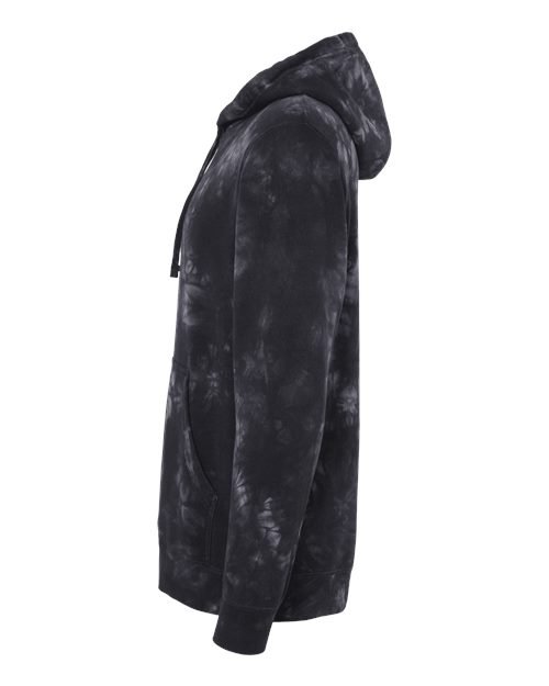 Unisex Midweight Tie-Dyed Hooded Sweatshirt - Image 10