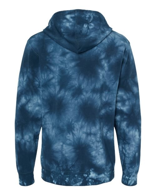 Unisex Midweight Tie-Dyed Hooded Sweatshirt - Image 27