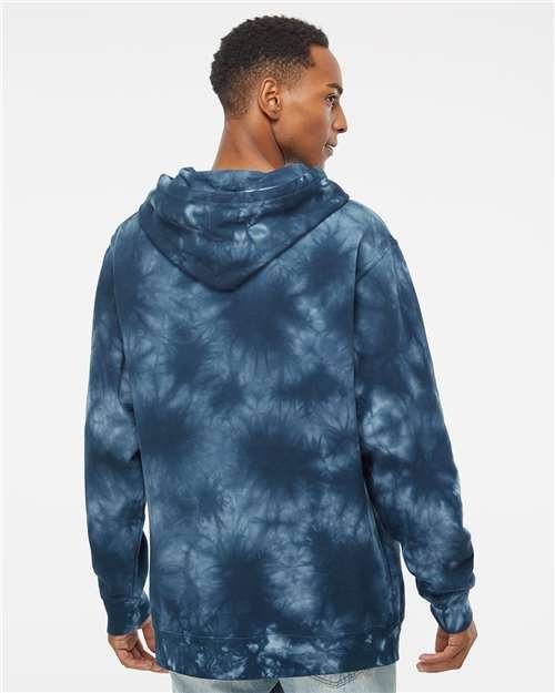 Unisex Midweight Tie-Dyed Hooded Sweatshirt - Image 31