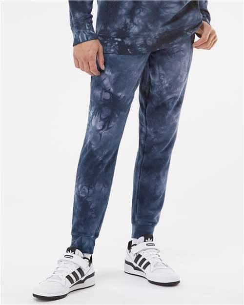 Unisex Tie-Dyed Fleece Sweatpants - Image 23