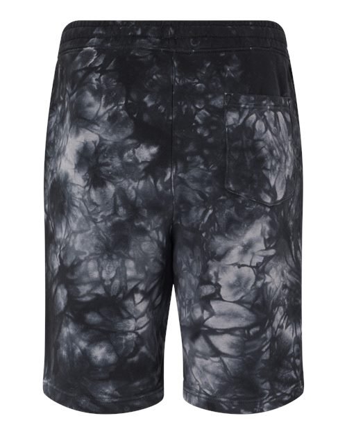 Unisex Tie-Dyed Fleece Shorts - Image 2