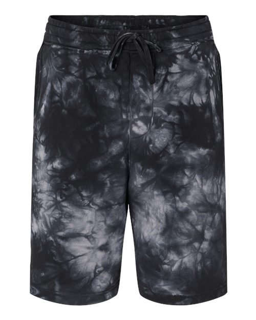 Unisex Tie-Dyed Fleece Shorts