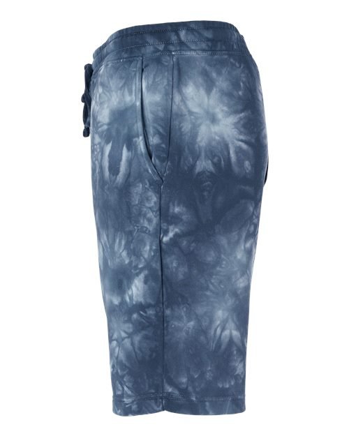 Unisex Tie-Dyed Fleece Shorts - Image 10