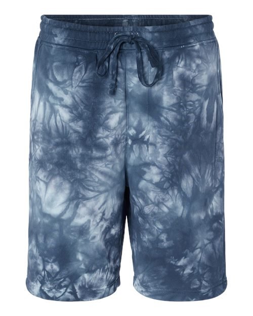 Unisex Tie-Dyed Fleece Shorts - Image 8