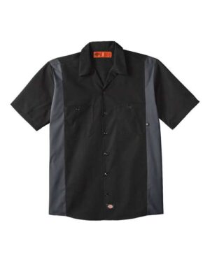 Men's Industrial Colorblocked Short Sleeve Shirt