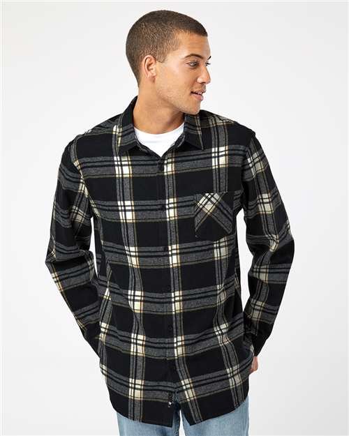 Men's Open Pocket Flannel Shirt - Image 4