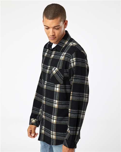 Men's Open Pocket Flannel Shirt - Image 5
