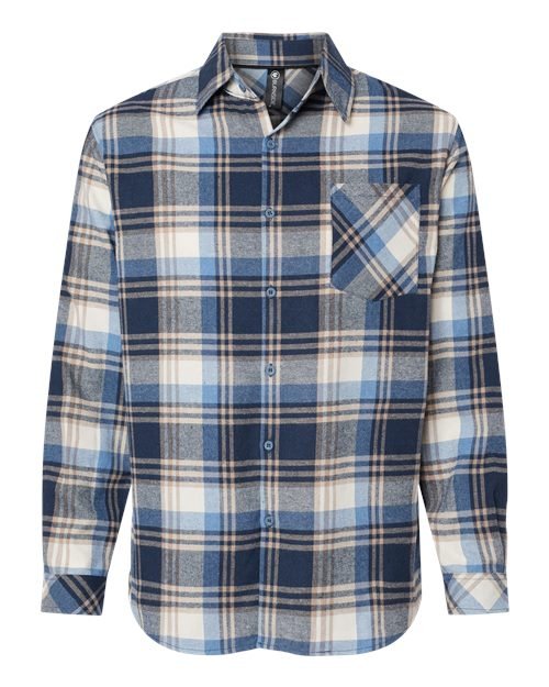 Men's Open Pocket Flannel Shirt - Image 8
