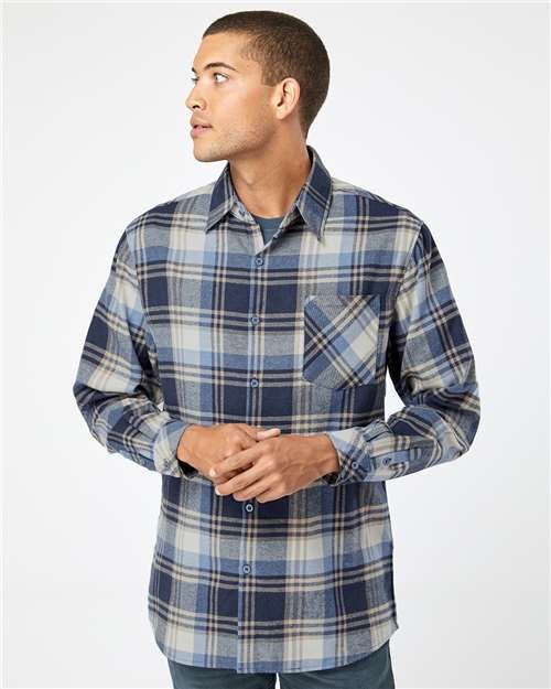 Men's Open Pocket Flannel Shirt - Image 11