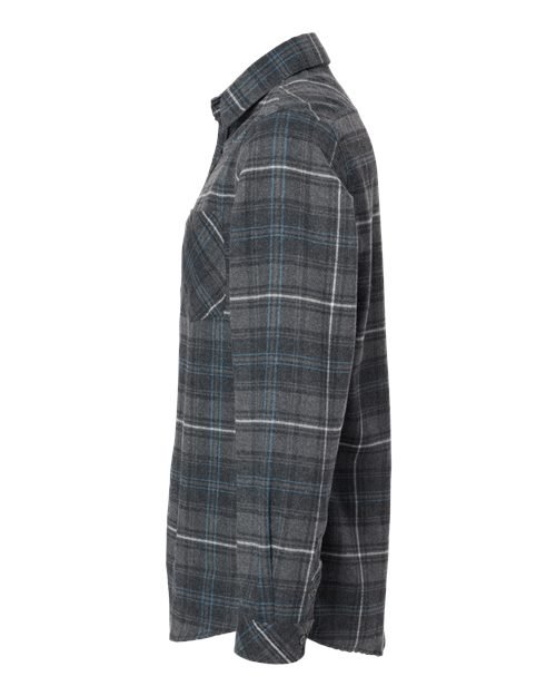 Men's Open Pocket Flannel Shirt - Image 16
