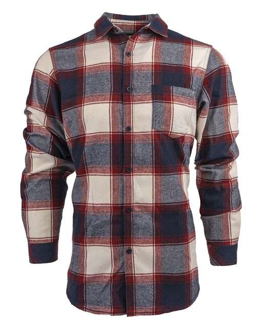Men's Open Pocket Flannel Shirt - Image 20