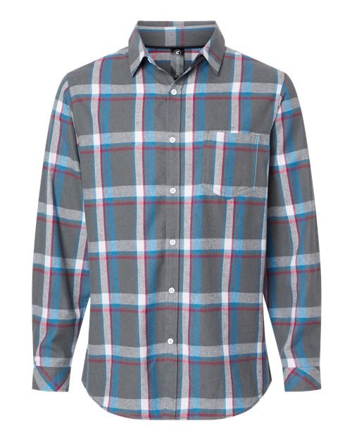 Men's Open Pocket Flannel Shirt - Image 31