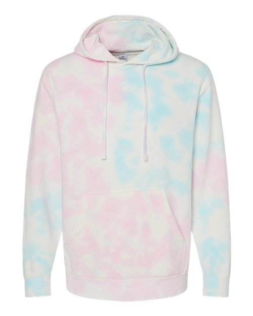 Unisex Midweight Tie-Dyed Hooded Sweatshirt - Image 14