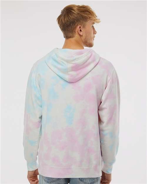 Unisex Midweight Tie-Dyed Hooded Sweatshirt - Image 19