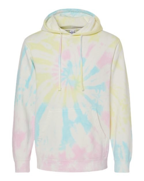 Unisex Midweight Tie-Dyed Hooded Sweatshirt - Image 44