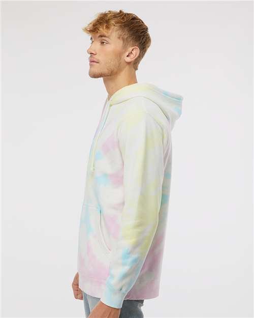 Unisex Midweight Tie-Dyed Hooded Sweatshirt - Image 48