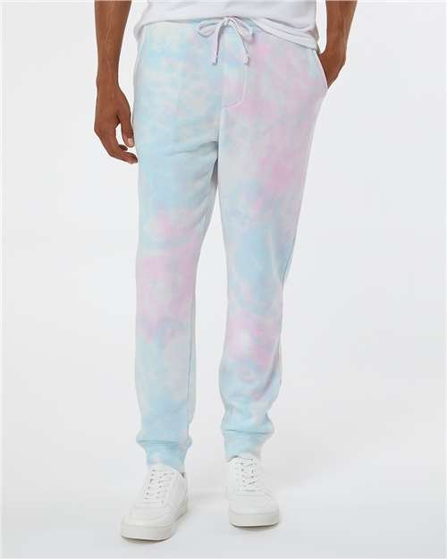 Unisex Tie-Dyed Fleece Sweatpants - Image 17