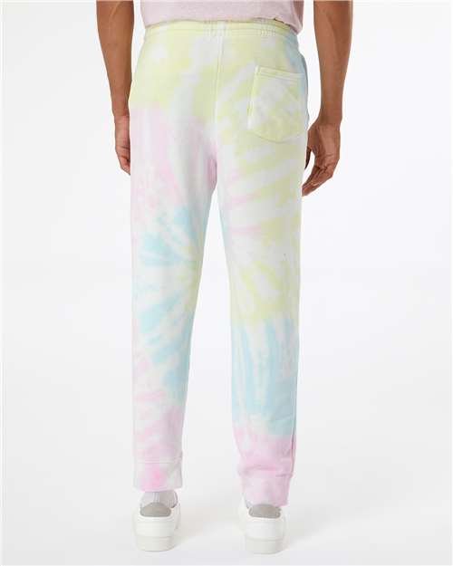 Unisex Tie-Dyed Fleece Sweatpants - Image 37