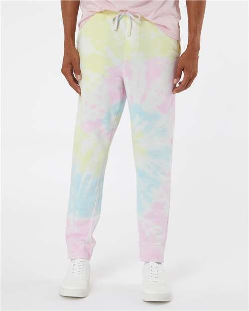 Unisex Tie-Dyed Fleece Sweatpants - Image 35
