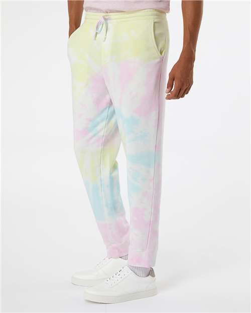 Unisex Tie-Dyed Fleece Sweatpants - Image 36