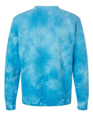 Alternative view of Unisex Midweight Tie-Dyed Crewneck Sweatshirt