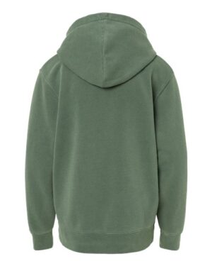 Alternative view of Youth Midweight Pigment-Dyed Hooded Sweatshirt